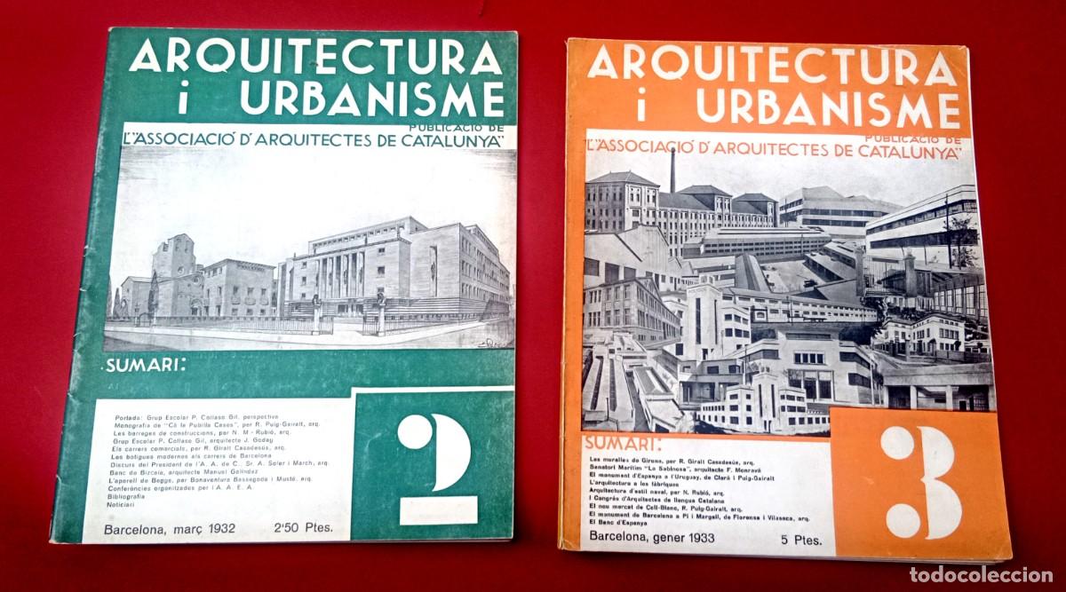 Collection Magazines and Newspapers: ARQUITECTURA I URBANISME - 1932 - 1933 - 2 REVISTES - N&ordm; 2 - 3
