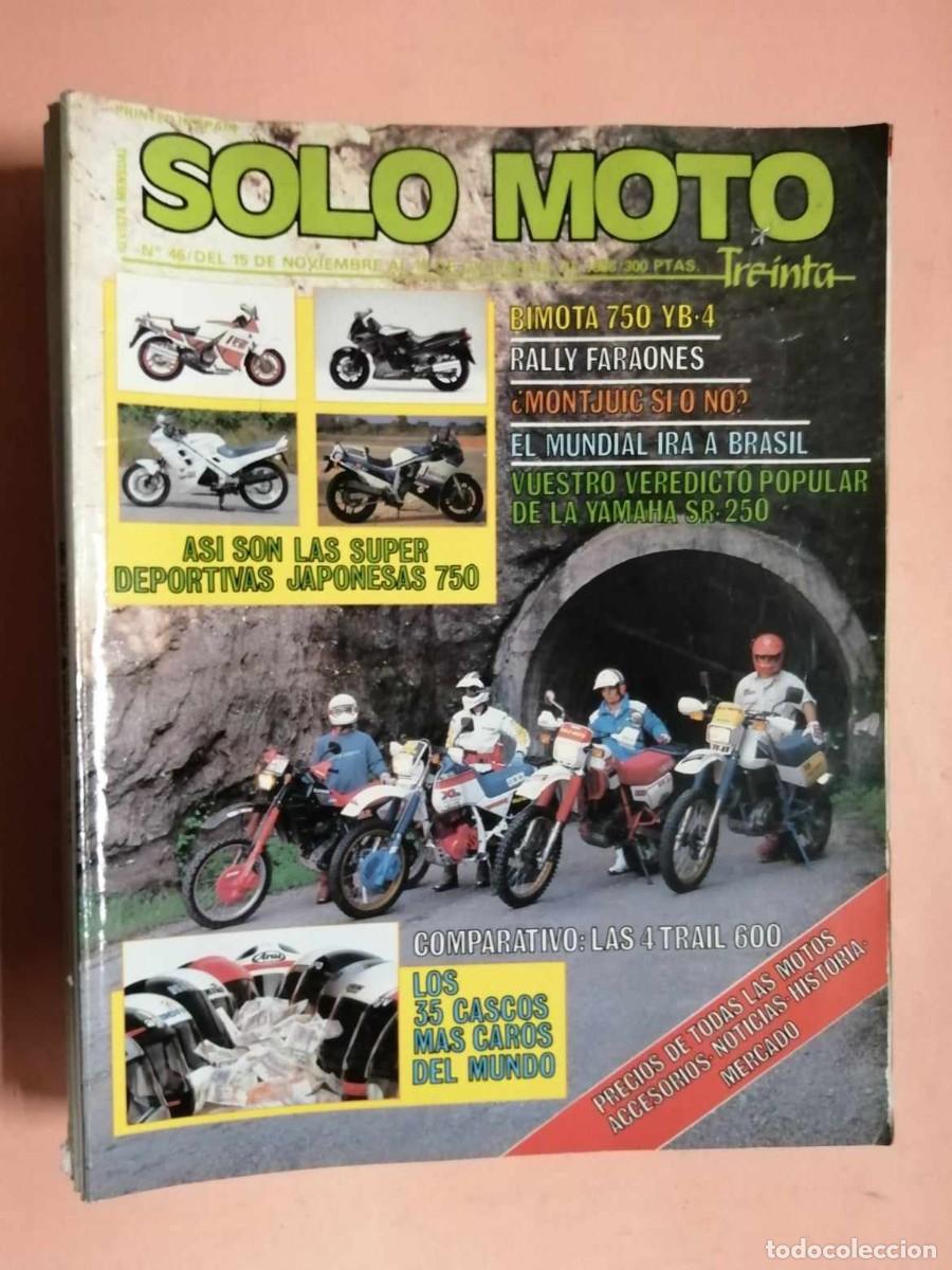 Coleccionismo de Revistas y Peri&oacute;dicos: SOLO MOTO (NUMERO 46) A&Ntilde;O 1986
