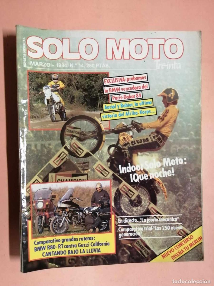 Coleccionismo de Revistas y Peri&oacute;dicos: SOLO MOTO (NUMERO 14) A&Ntilde;O 1984