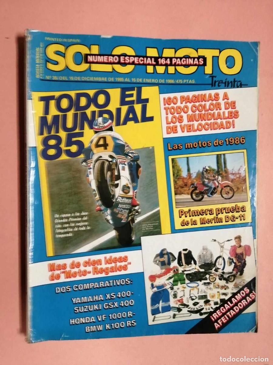 Coleccionismo de Revistas y Peri&oacute;dicos: SOLO MOTO (NUMERO ESPECIAL) TODO EL MUNDIAL 85