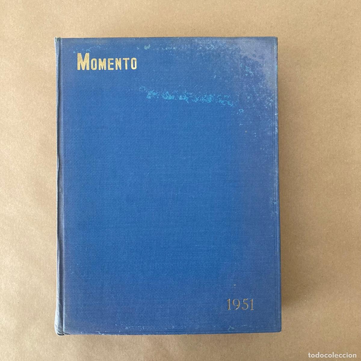 Coleccionismo de revistas y peri&oacute;dicos: REVISTA MOMENTO - N&Uacute;MEROS 1 A 41 - A&Ntilde;O 1951