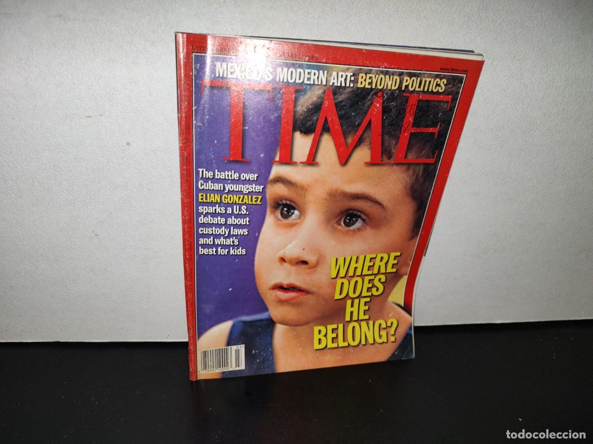 Collezionismo di Riviste e Giornali: 107- TIME MAGAZINE. THE BATTLE OVER CUBAN YOUGSTER ELIAN GONZALEZ - JANUARY, 2000