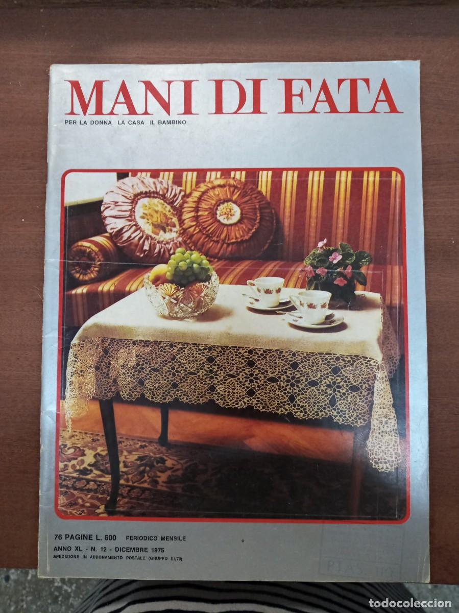 Collezionismo di Riviste e Giornali: Revista de labores y moda, Mani di Fata, diciembre 1975, moda italiana, con traducci&oacute;n en espa&ntilde;ol