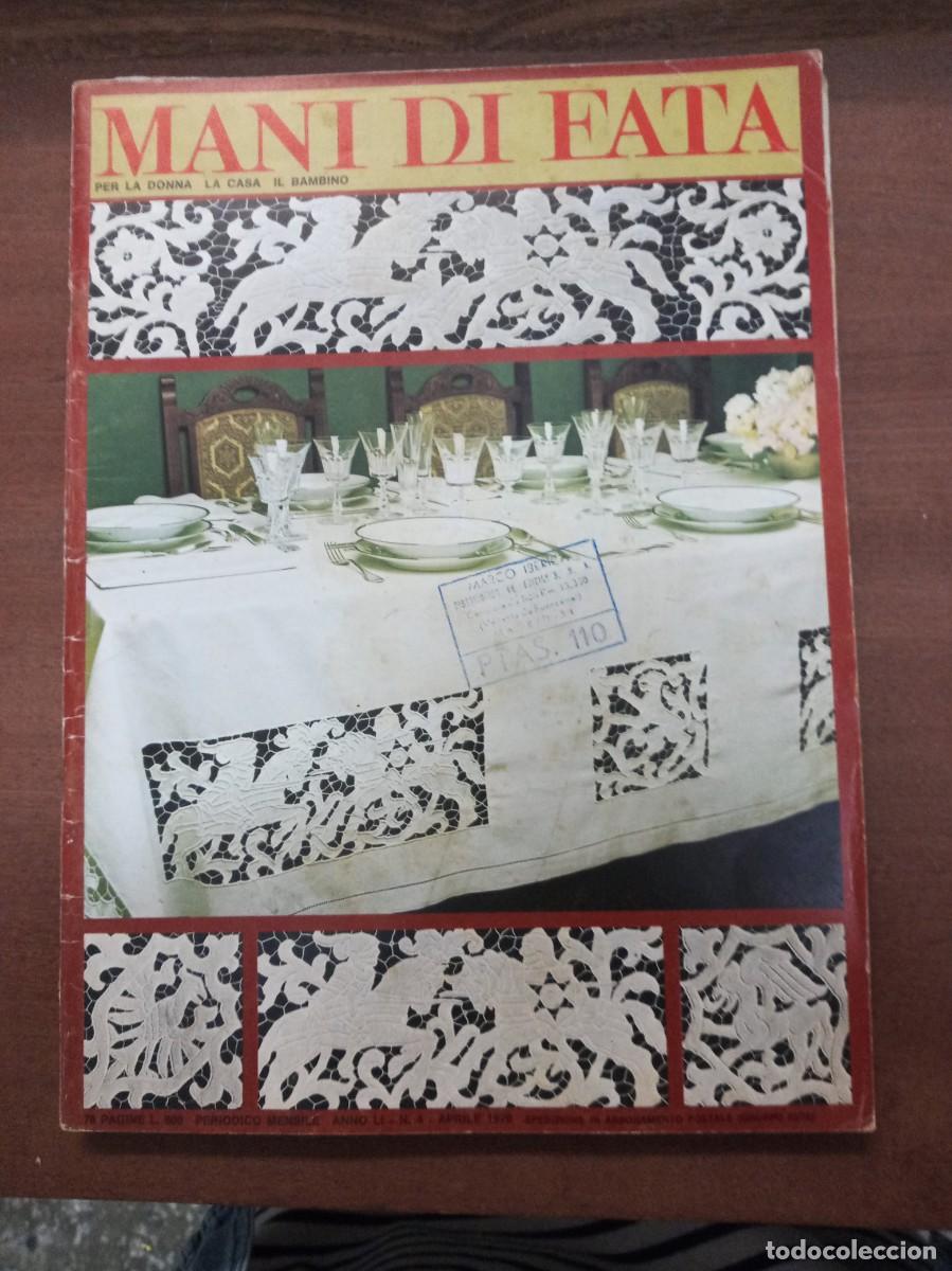 Collezionismo di Riviste e Giornali: Revista de labores y moda, Mani di Fata, abril 1976, moda italiana, con traducci&oacute;n en espa&ntilde;ol