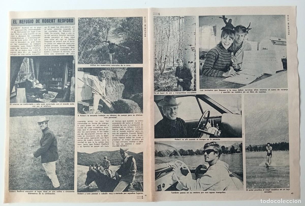 Collezionismo di Riviste e Giornali: ROBERT REDFORD REPORTAJE REVISTA A&Ntilde;OS 70