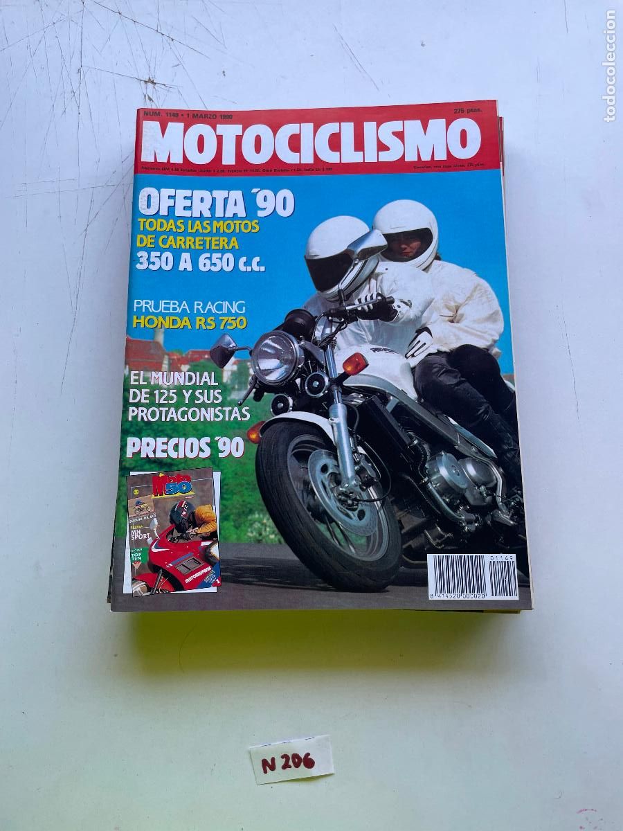 Coleccionismo de revistas y peri&oacute;dicos: Revista: Revista Motociclismo