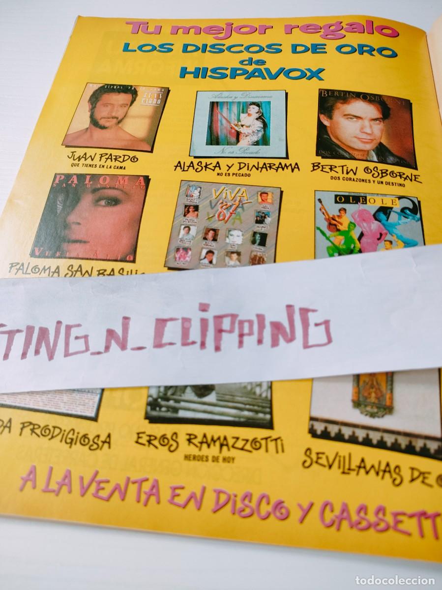 Coleccionismo de Revistas y Peri&oacute;dicos: Clipping PS862812 ALASKA, OLE OLE, MARTA SANCHEZ