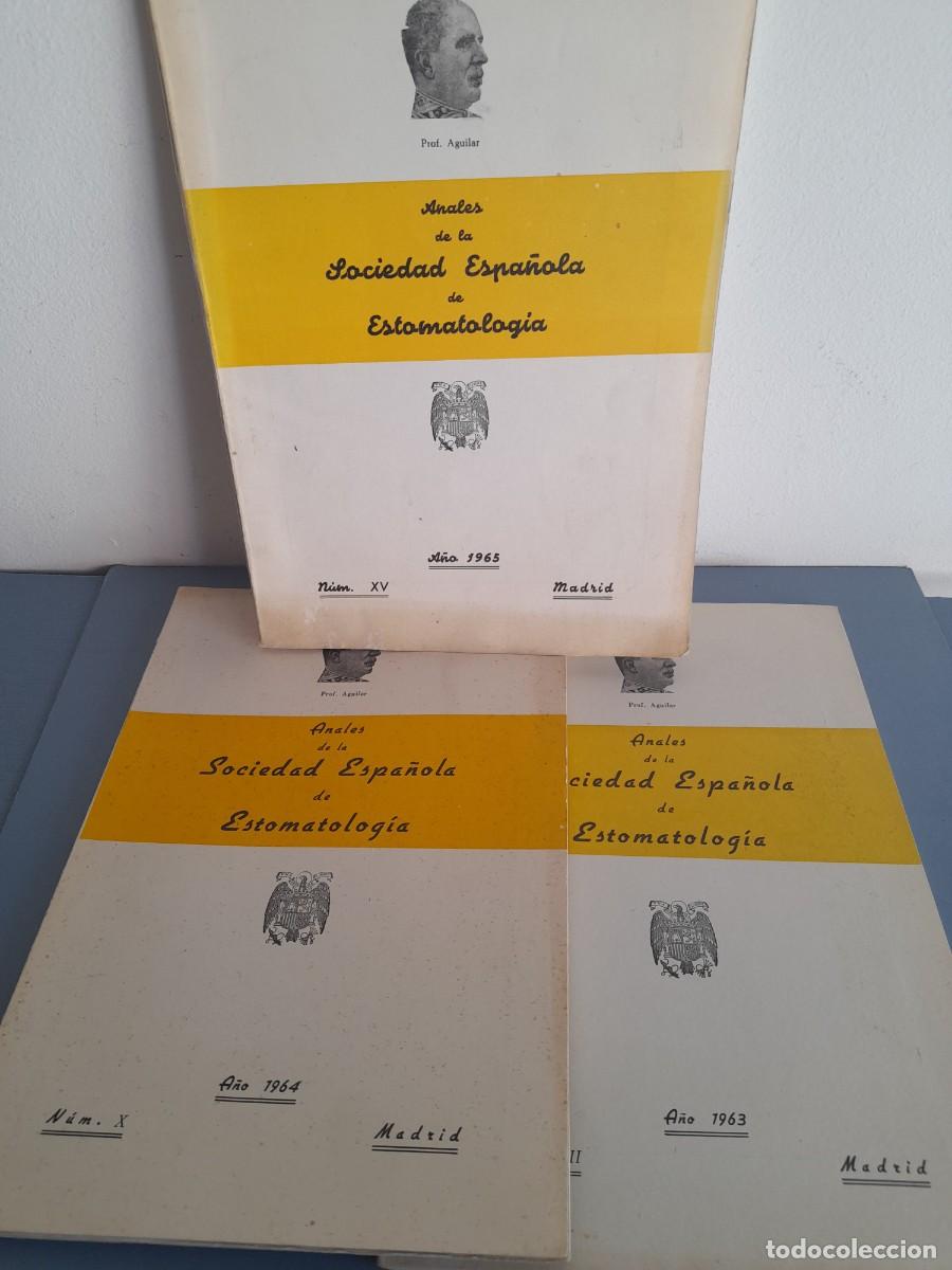 Coleccionismo de revistas y peri&oacute;dicos: 3 revistas medicina : anales de la sociedad espa&ntilde;ola de estomatologia, 1963 a 1965