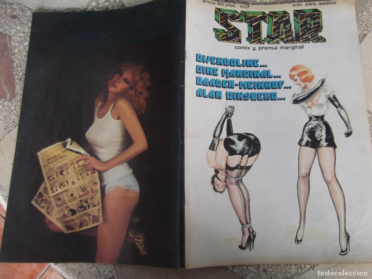 Collezionismo di Riviste e Giornali: star n&ordm; 17, cine marginal, guerrilla urbana en la sociedad del confort, prensa marginal