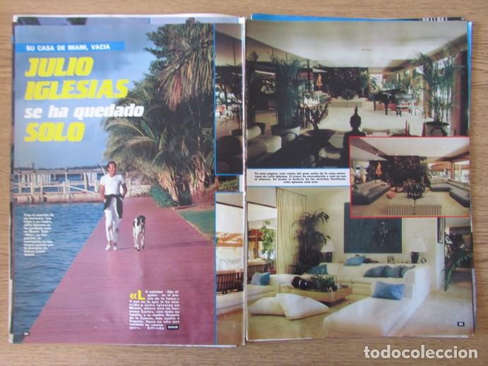 Coleccionismo de Revistas y Peri&oacute;dicos: RECORTE REVISTA DEL MUNDO 41 1985 JULIO IGLESIAS, 7 P&Aacute;GS