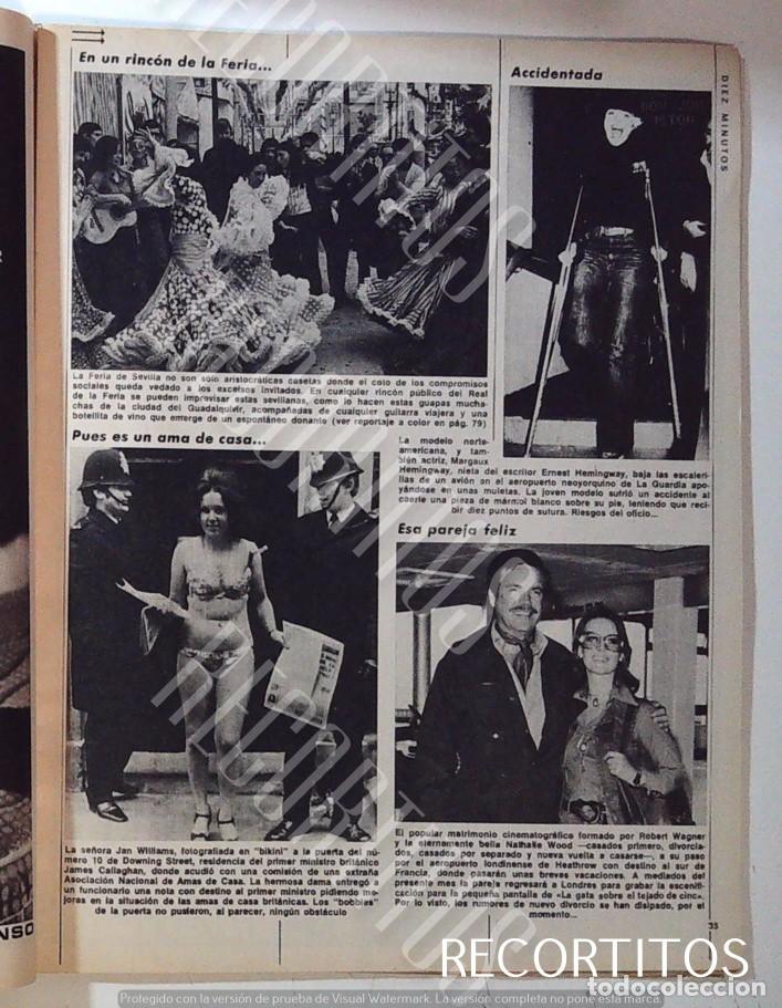 Coleccionismo de Revistas y Peri&oacute;dicos: MARGAUX HEMINGWAY ROBERT WAGNER NATHALIE WOOD