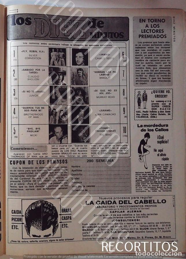 Coleccionismo de Revistas y Peri&oacute;dicos: THE WHO JUAN CAMACHO JUNIOR CLAUDIO BAGLIONI CAMILO SESETO SILVER CONVENTION MURRAY HEAD GUILLERMINA