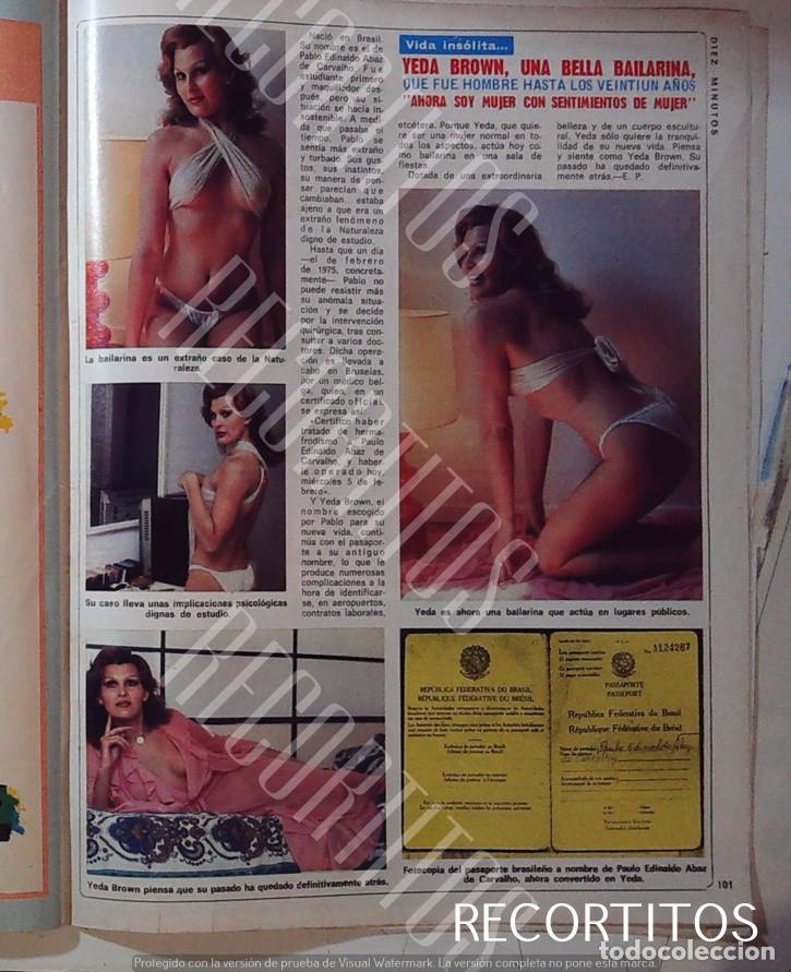 Sammeln von Zeitschriften und Zeitungen: YEDA BROWN TRAVESTI TRANSEXUAL LGTBI