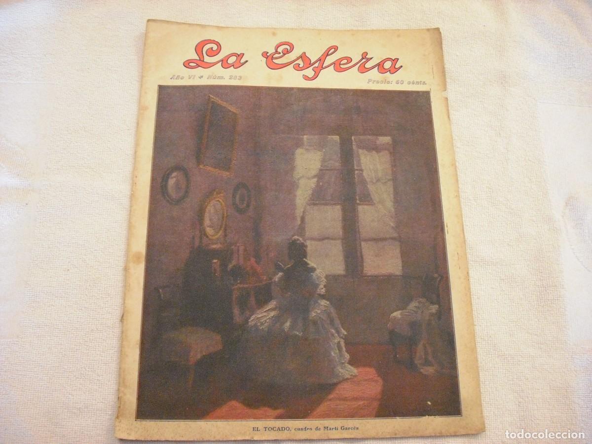 Collection Magazines and Newspapers: LA ESFERA N. 283. 1919. EN LA PORTADA EL TOCADO, CUADRO DE MARTI GARCES