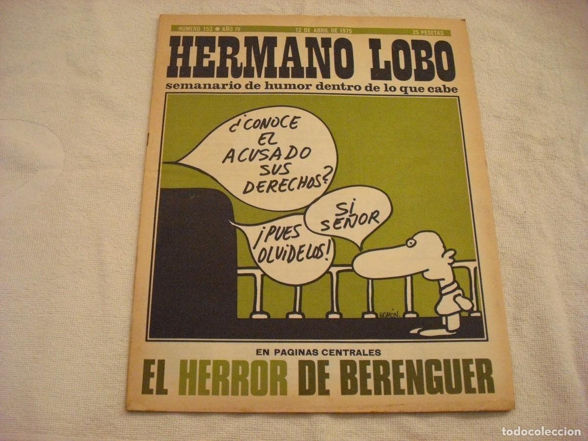 Collection Magazines and Newspapers: HERMANO LOBO N. 153 , ABRIL 1975