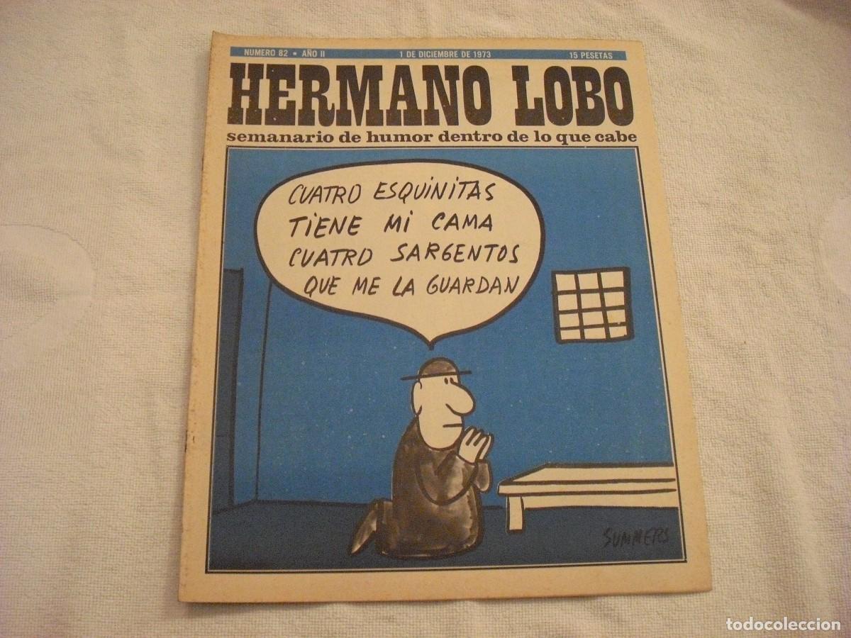 Collection Magazines and Newspapers: HERMANO LOBO, SEMANARIO DE HUMOR N. 82 , DICIEMBRE 1973