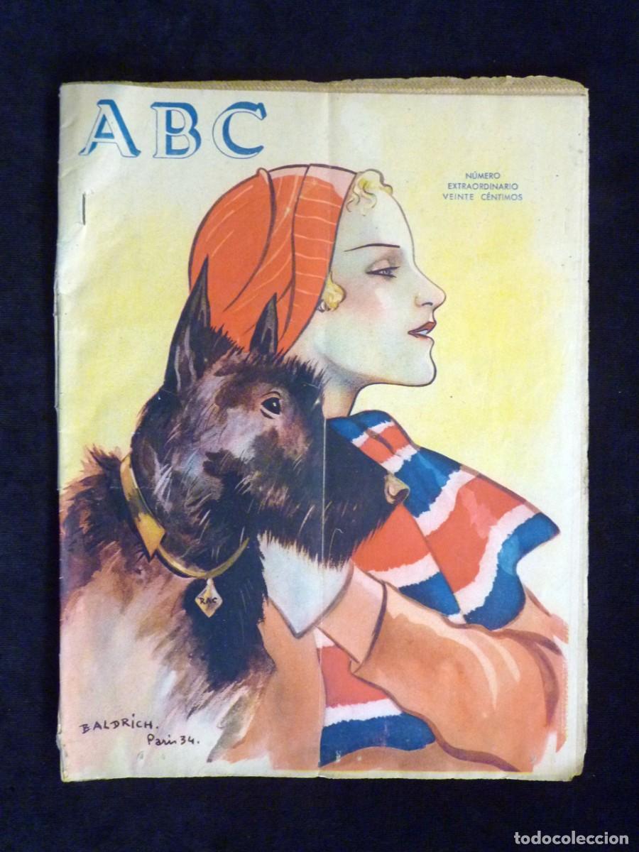 Coleccionismo de Revistas y Peri&oacute;dicos: DIARIO ABC. 9 MAYO 1934 N&ordm; DOMINICAL. II REP&Uacute;BLICA. ARTE, LITERATURA