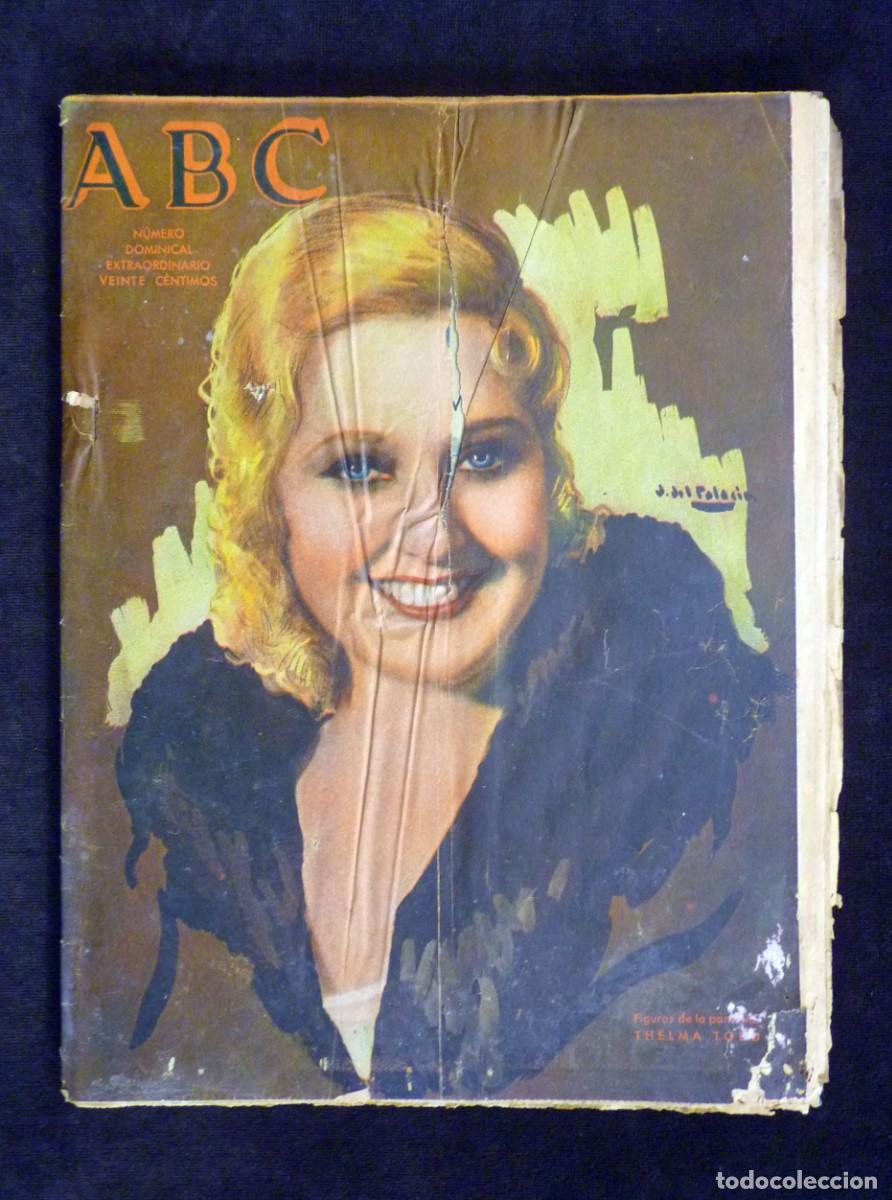 Coleccionismo de Revistas y Peri&oacute;dicos: DIARIO ABC. 12 MAYO 1934 N&ordm; DOMINICAL. II REP&Uacute;BLICA. LITERATURA, ETC.
