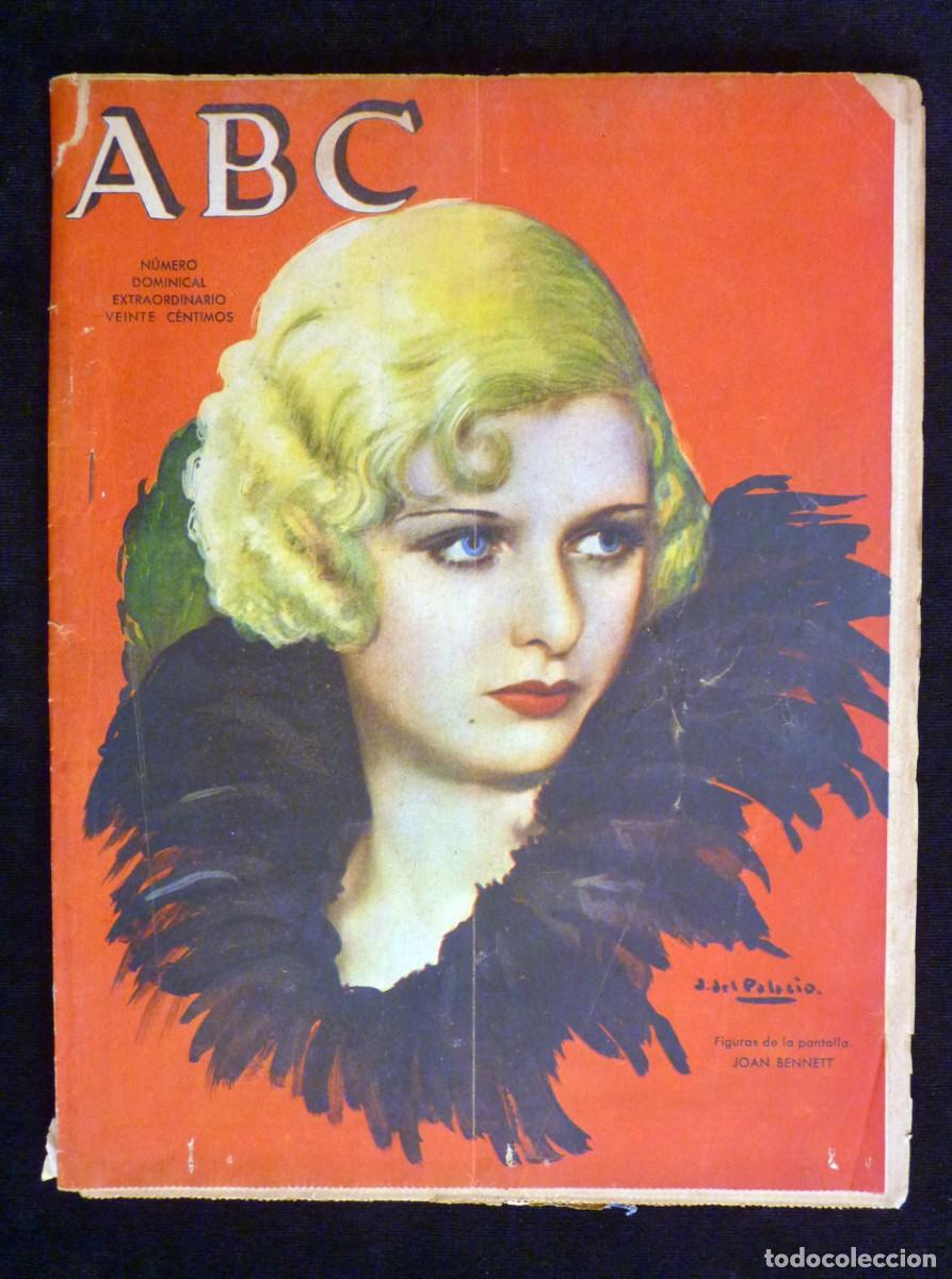 Coleccionismo de Revistas y Peri&oacute;dicos: DIARIO ABC. 9 JUNIO 1934 N&ordm; DOMINICAL. II REP&Uacute;BLICA. CATALU&Ntilde;A Y ARAGON CON CASTILLA, AVANCE NACIONAL
