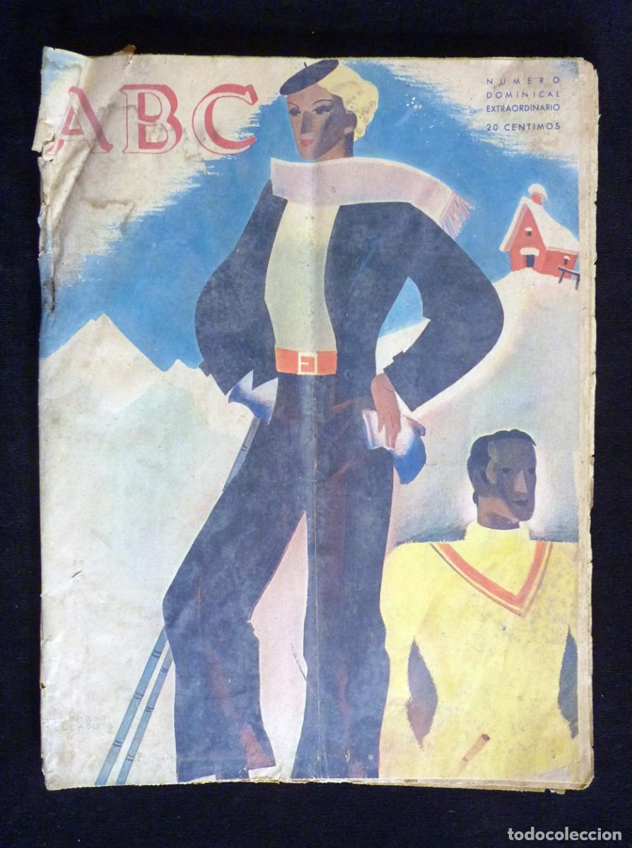 Coleccionismo de Revistas y Peri&oacute;dicos: DIARIO ABC. 2 FEBRERO 1935 N&ordm; DOMINICAL. II REP&Uacute;BLICA. RICARDO LEON. LITERATURA