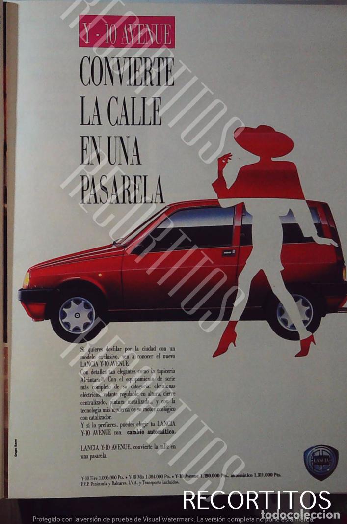 Coleccionismo de Revistas y Peri&oacute;dicos: LANCIA Y 10 ANUNCIO PUBLICIDAD