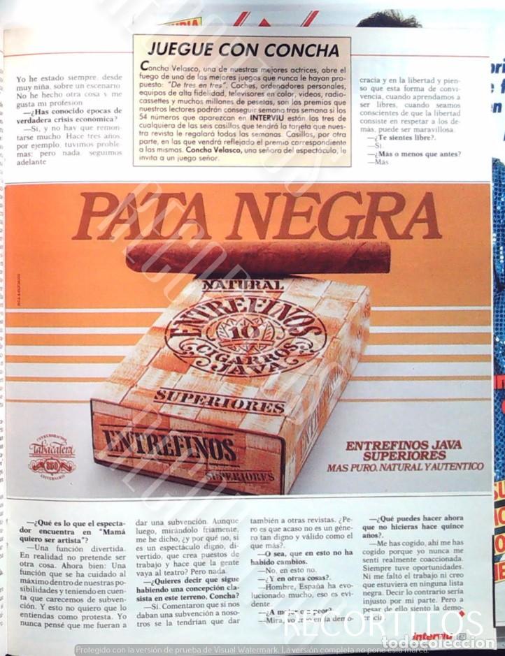 Coleccionismo de Revistas y Peri&oacute;dicos: PUROS HABANOS ENTREFINOS TABACALERA ANUNCIO PUBLICIDAD