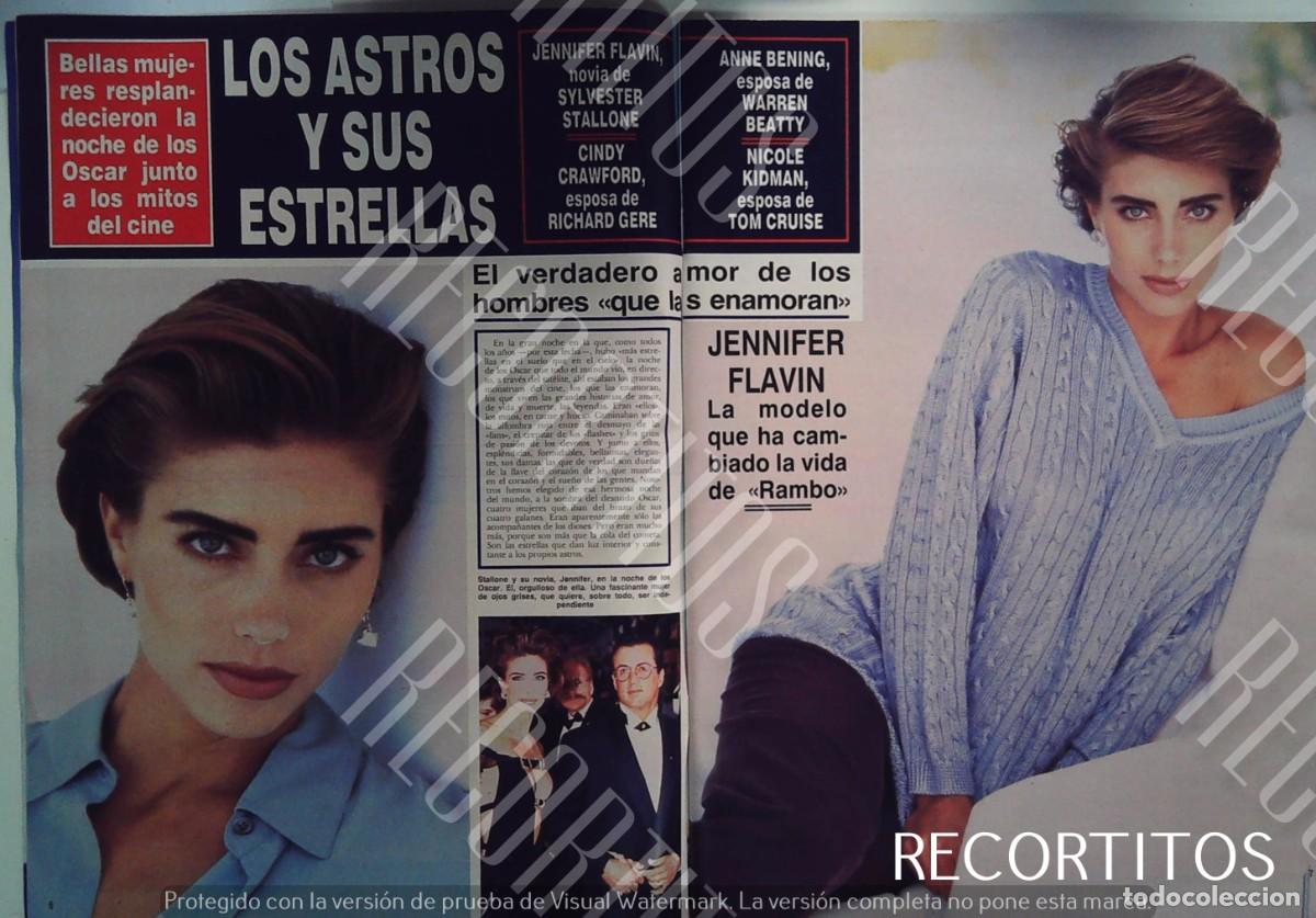 Coleccionismo de Revistas y Peri&oacute;dicos: JENNIFER FLAVIN SYLVESTER STALLONE