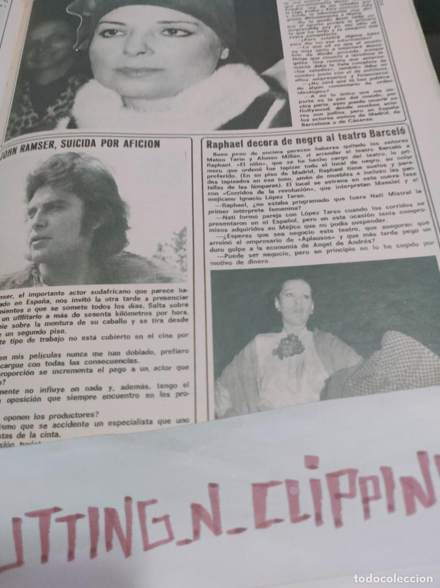 Coleccionismo de Revistas y Peri&oacute;dicos: Clipping DM751204 MASSIEL, MARIA CUADRA, JOHN RAMSER