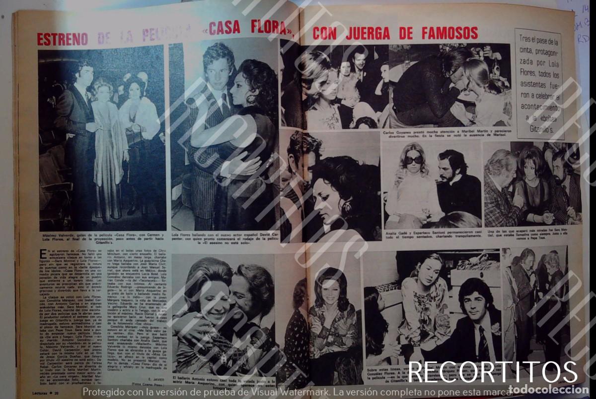 Coleccionismo de Revistas y Peri&oacute;dicos: SARA MONTIEL LOLA FLORES DAVID CARPENTER LOLITA TERESA RABAL