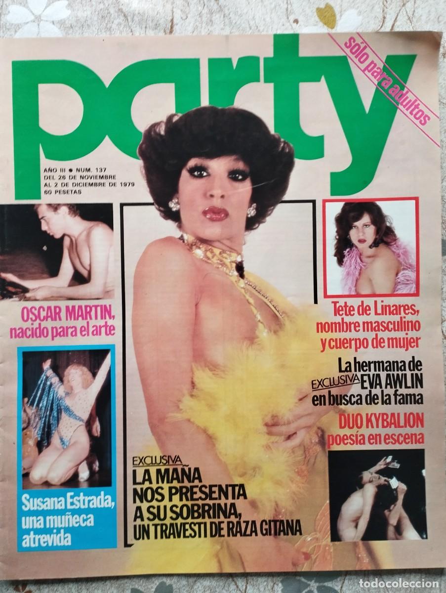 Coleccionismo de Revistas y Peri&oacute;dicos: Revista Gay PARTY N&ordm; 137 / LA MA&Ntilde;A, SUSANA ESTRADA, MARISA MEDINA, LITA CLAVER