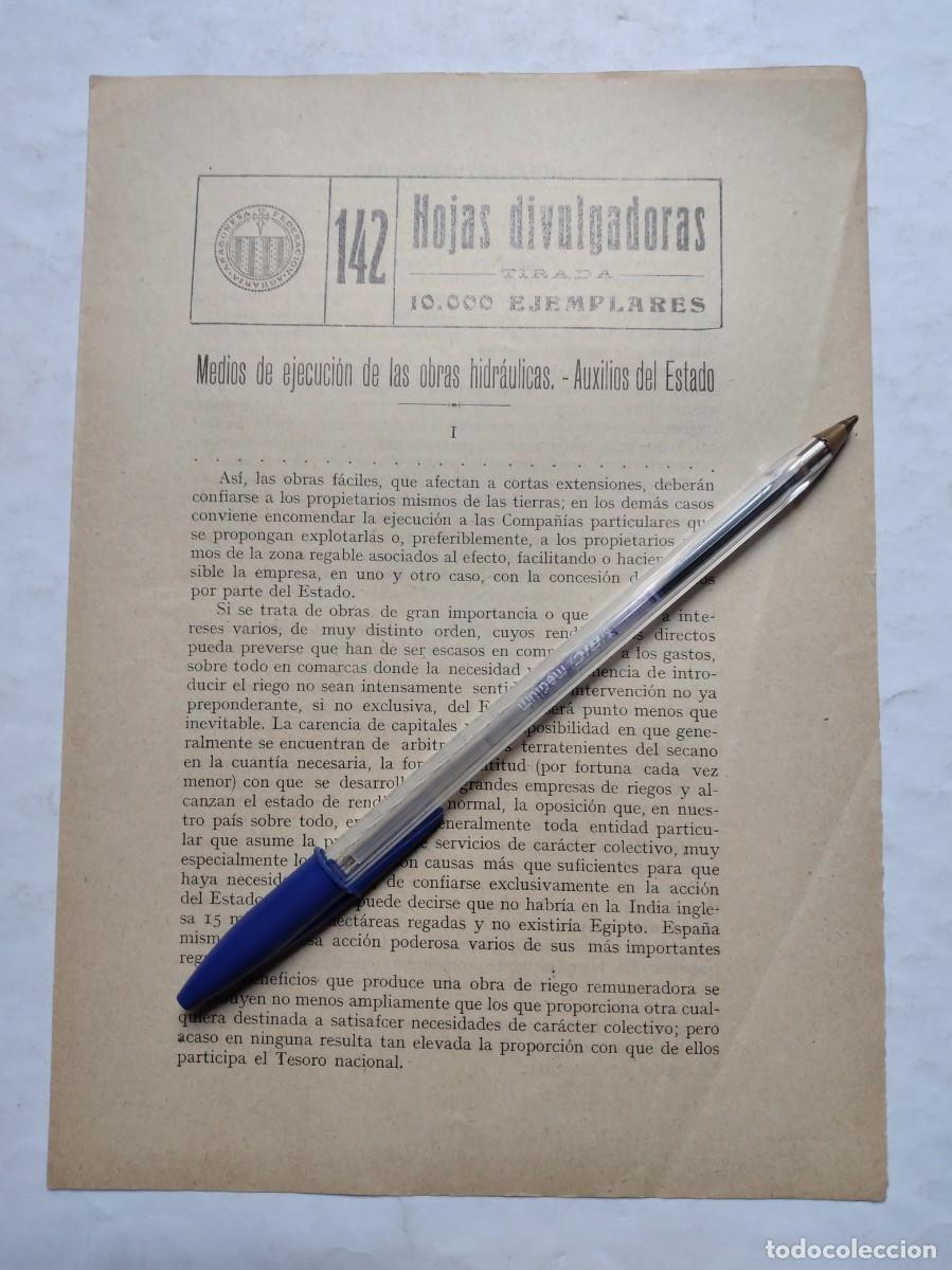 Sammeln von Zeitschriften und Zeitungen: MEDIOS DE EJECUCI&Oacute;N DE LAS OBRAS HIDRA&Uacute;LICAS AUXILIOS DEL ESTADO I JOS&Eacute; NICOLAU 1 PRIMER CONGRESO RI