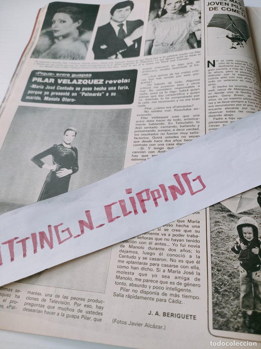 Coleccionismo de Revistas y Peri&oacute;dicos: Clipping S761311 PILAR VELAZQUEZ