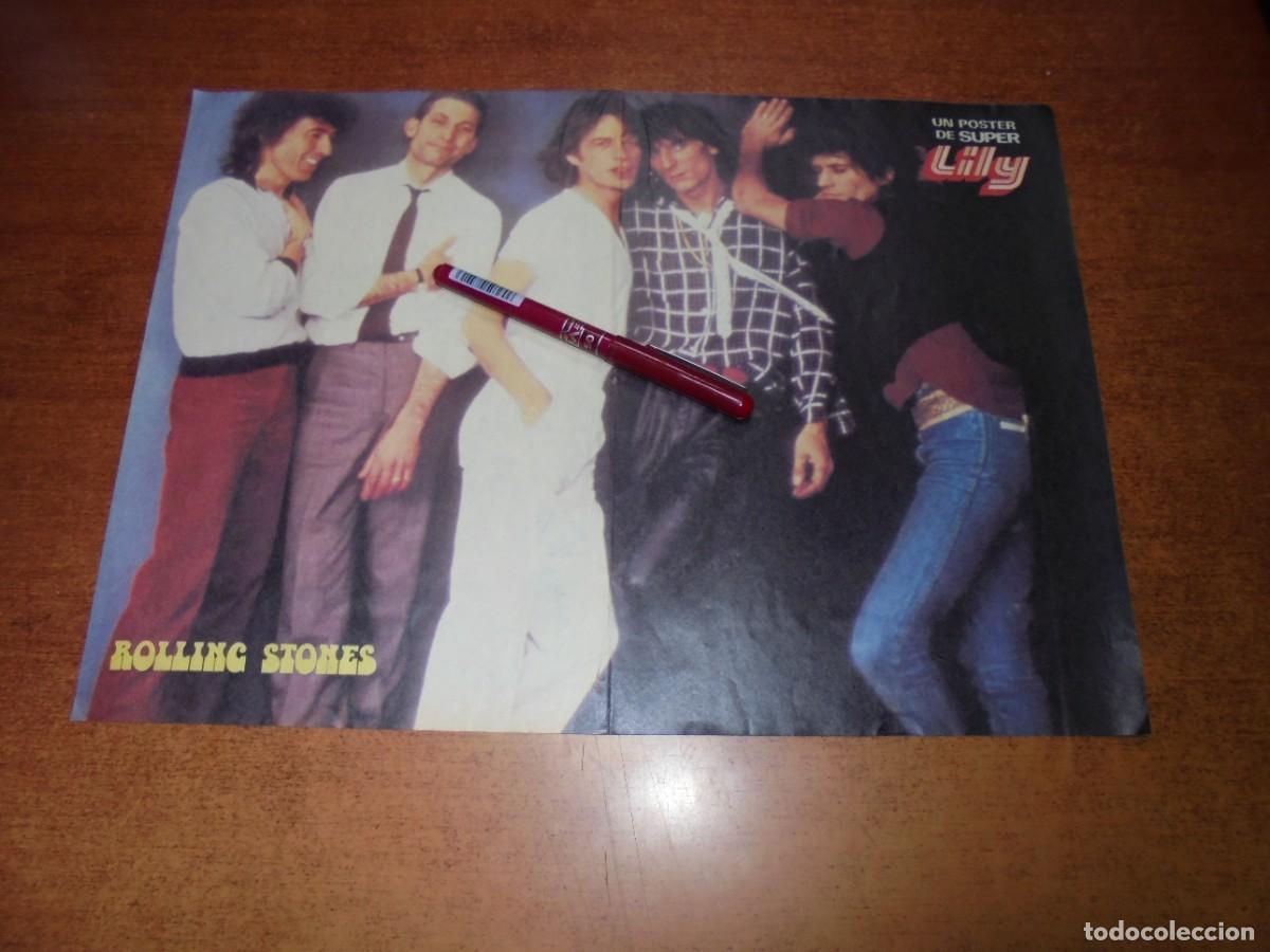 Coleccionismo de Revistas y Peri&oacute;dicos: CLIPPING 1981: POSTER DE ROLLING STONES