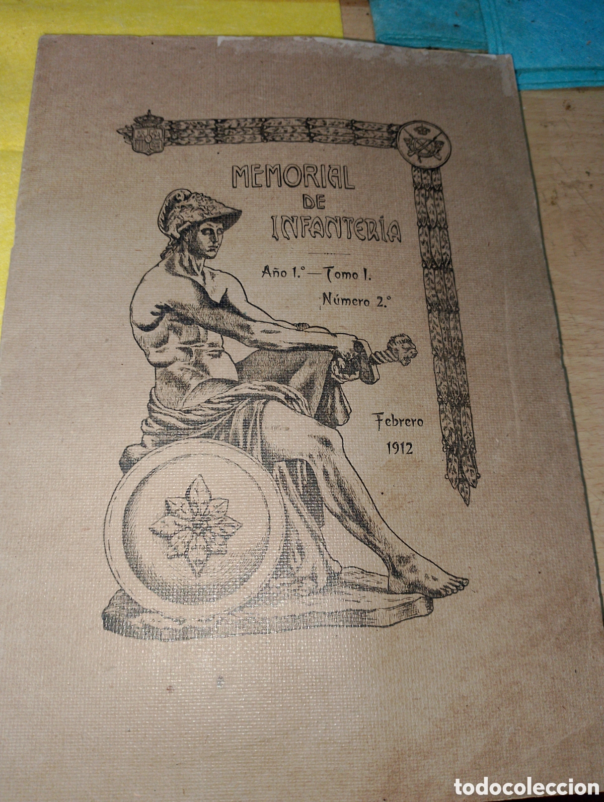 Coleccionismo de Revistas y Peri&oacute;dicos: Memorial de Infanter&iacute;a A&ntilde;o I Tomo I n&ordm; 2 febrero 1912 Imp Colegio M&ordf; Cristina Toledo