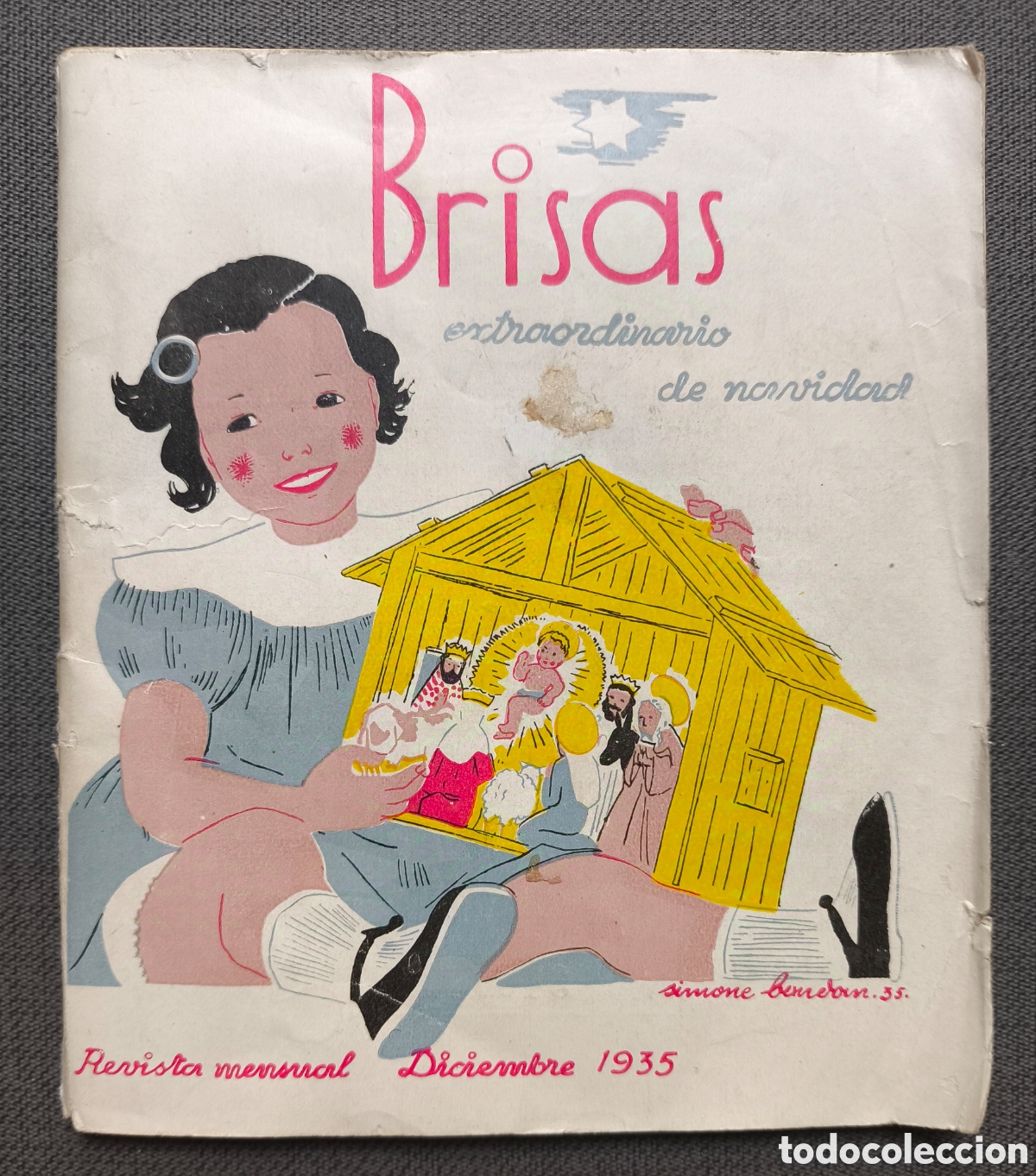 Coleccionismo de Revistas y Peri&oacute;dicos: BRISAS REVISTA N&deg; EXTRAORDINARIO DE NAVIDAD A&Ntilde;O 1935