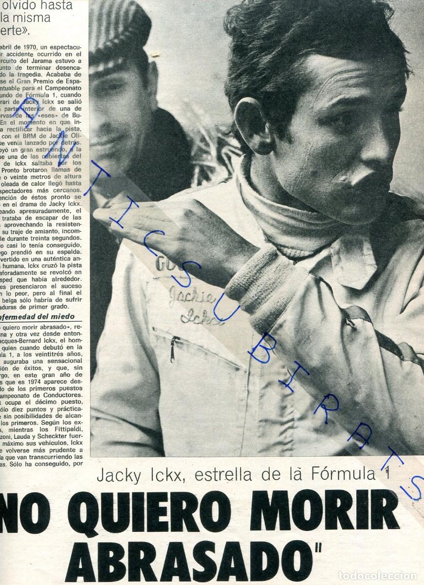 Colecionismo de Revistas e Jornais: REVISTA A&Ntilde;O 1974 JACKY ICKX GEMMA CUERVO FERNANDO GUILLEN TORERO BIENVENIDA
