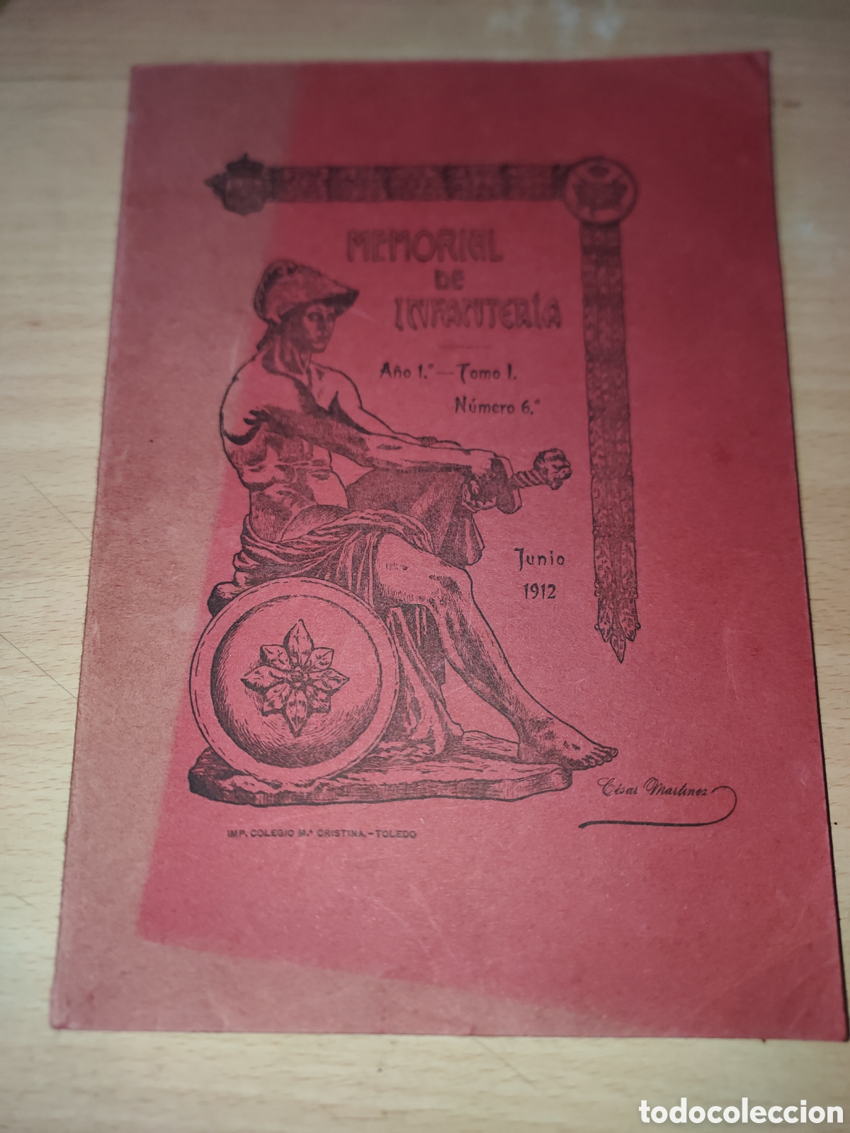 Coleccionismo de Revistas y Peri&oacute;dicos: Revista MEMORIAL de infanteria ,ano 1 - tomo 1 n.6 ,Junio 1912