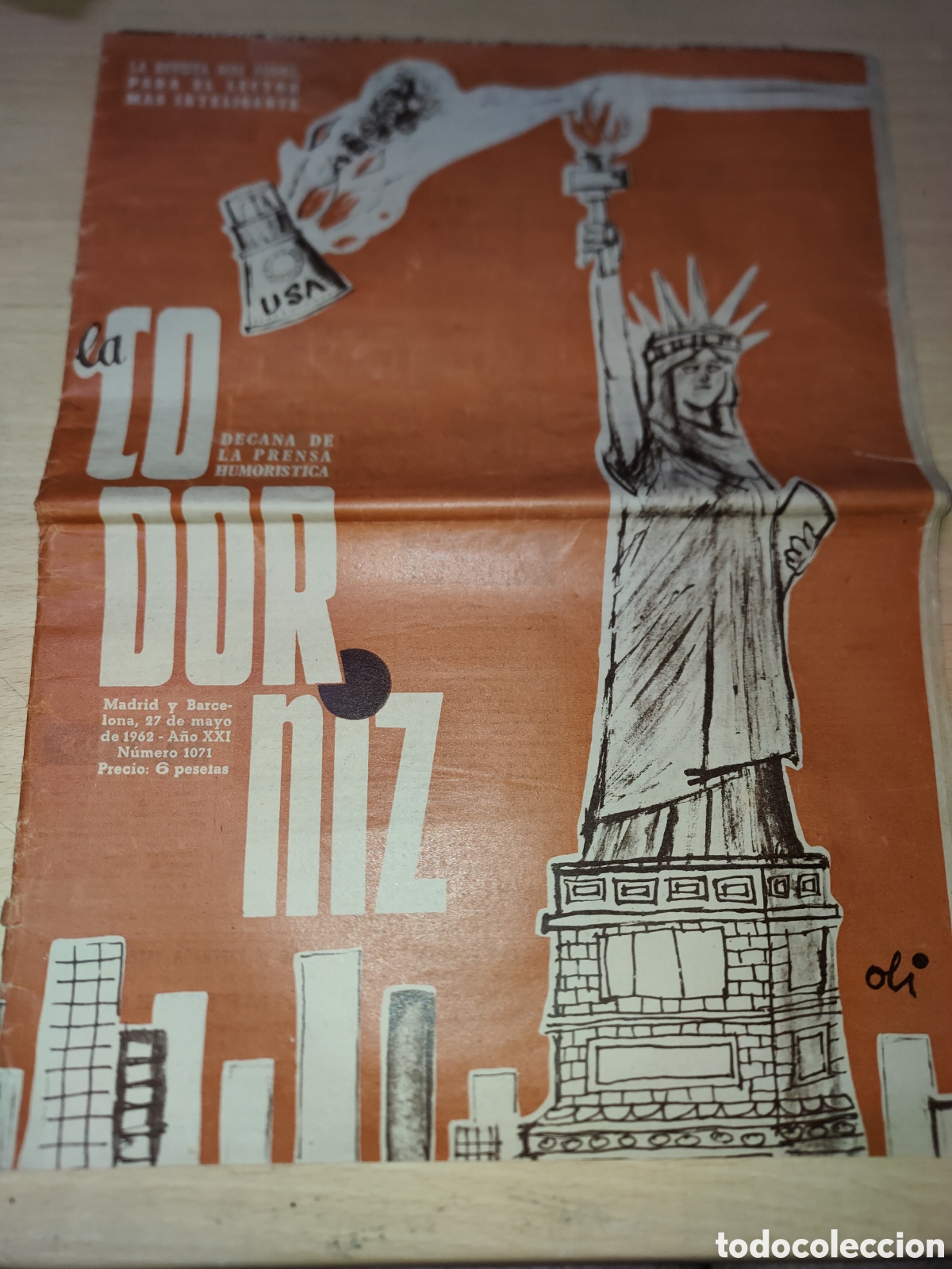 Coleccionismo de Revistas y Peri&oacute;dicos: Revista Codorniz 27 de Mayo de 1962