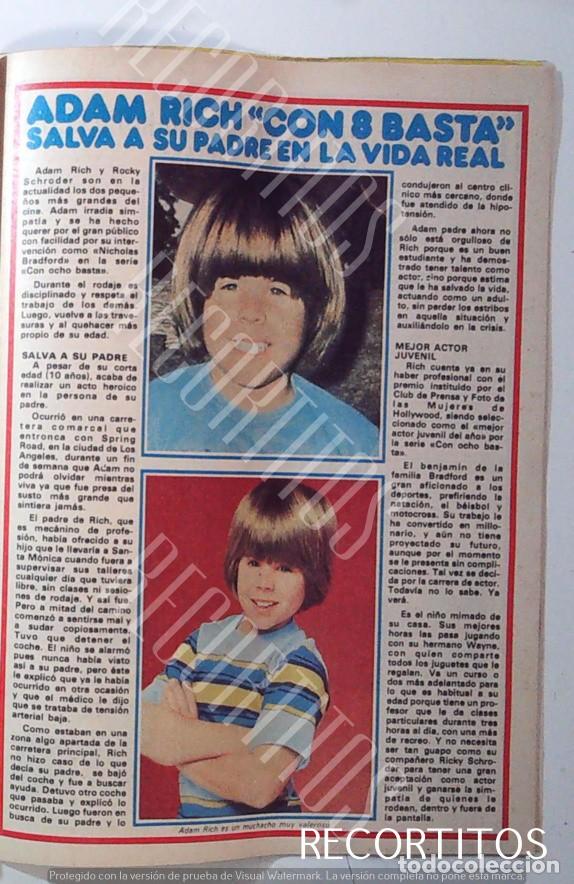 Collezionismo di Riviste e Giornali: ADAM RICH CON OCHO BASTA 8