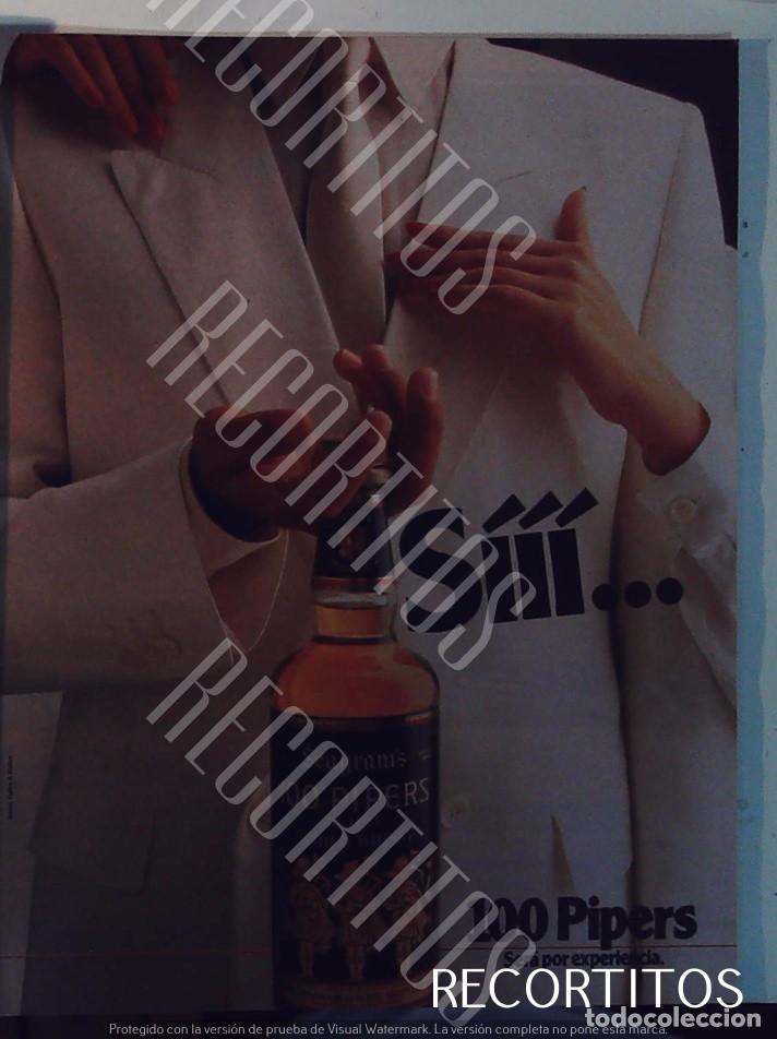 Coleccionismo de Revistas y Peri&oacute;dicos: 100 pipers whisky anuncio publicidad