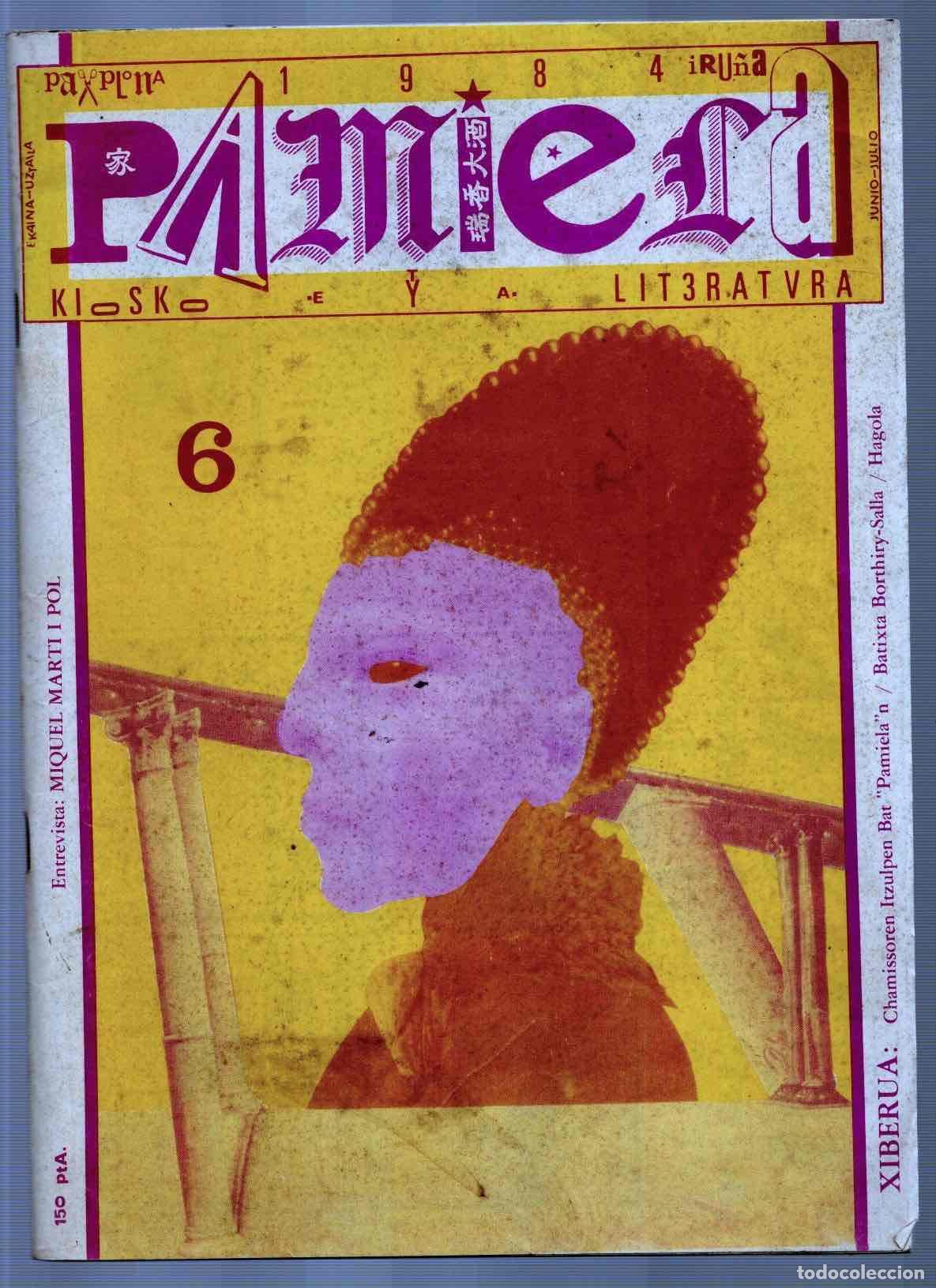 Collezionismo di Riviste e Giornali: PAMIELA KIOSKO Y LITERATURA. N&ordm; 6. JUNIO-JULIO 1984