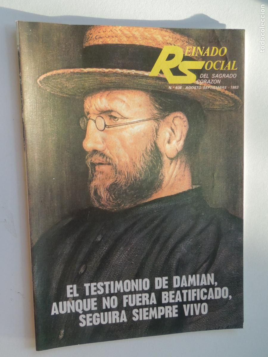 Coleccionismo de Revistas y Peri&oacute;dicos: REINADO SOCIAL DEL SAGRADO CORAZON REVISTA N&ordm; 638- 08/09 - 1983 -