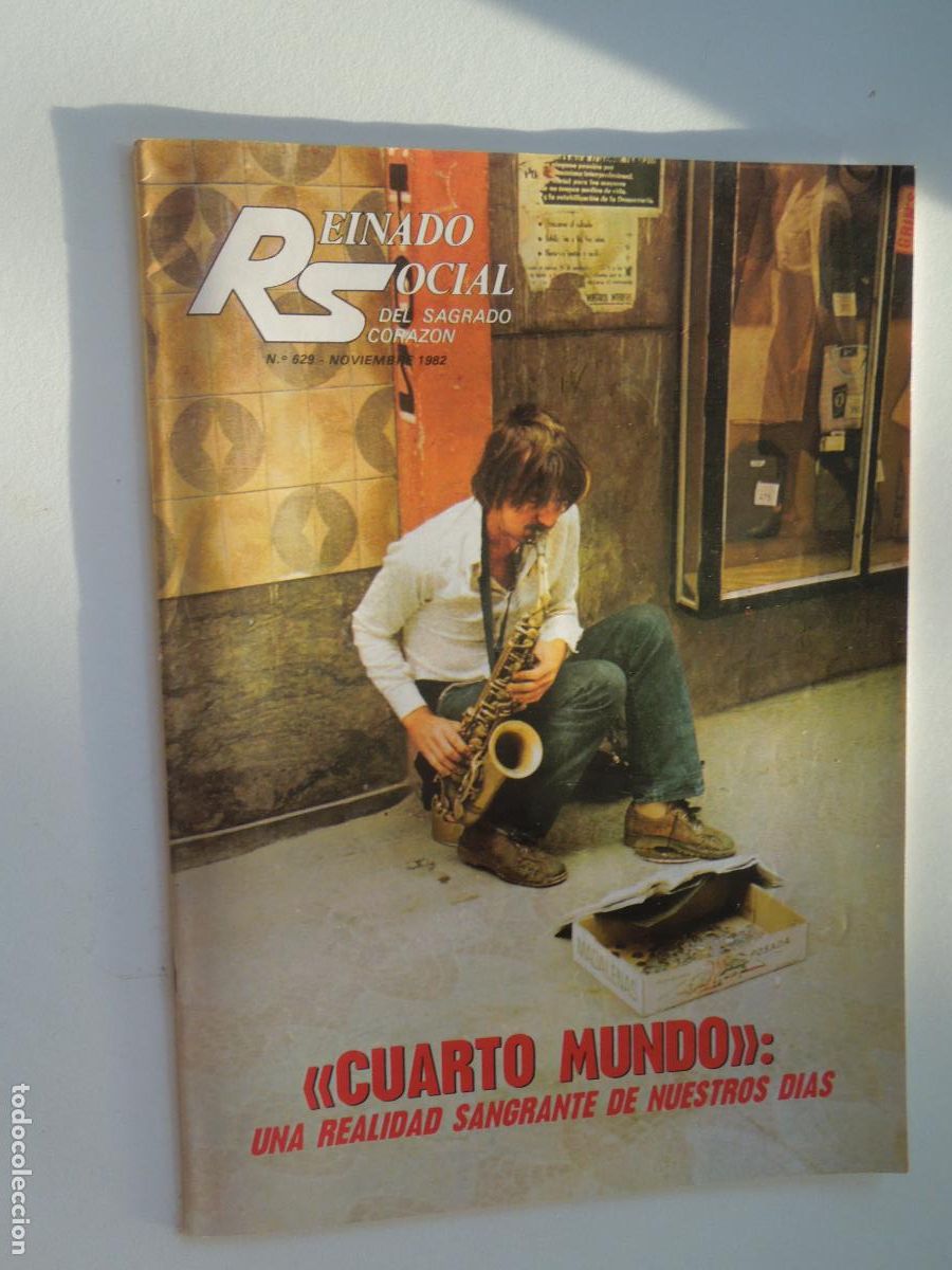Coleccionismo de Revistas y Peri&oacute;dicos: REINADO SOCIAL DEL SAGRADO CORAZON REVISTA N&ordm; 629-NOVIEMBRE - 1982 -CUARTO MUNDO