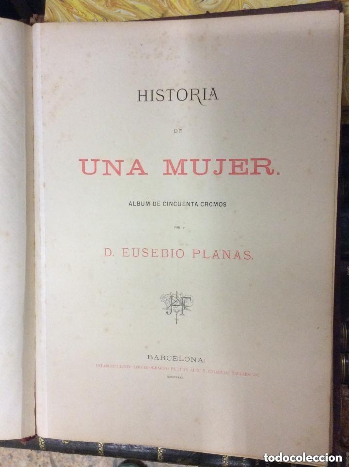 Coleccionismo de revistas y peri&oacute;dicos: HISTORIA DE UNA MUJER EUSEBIO PLANAS-BARCELONA 1880