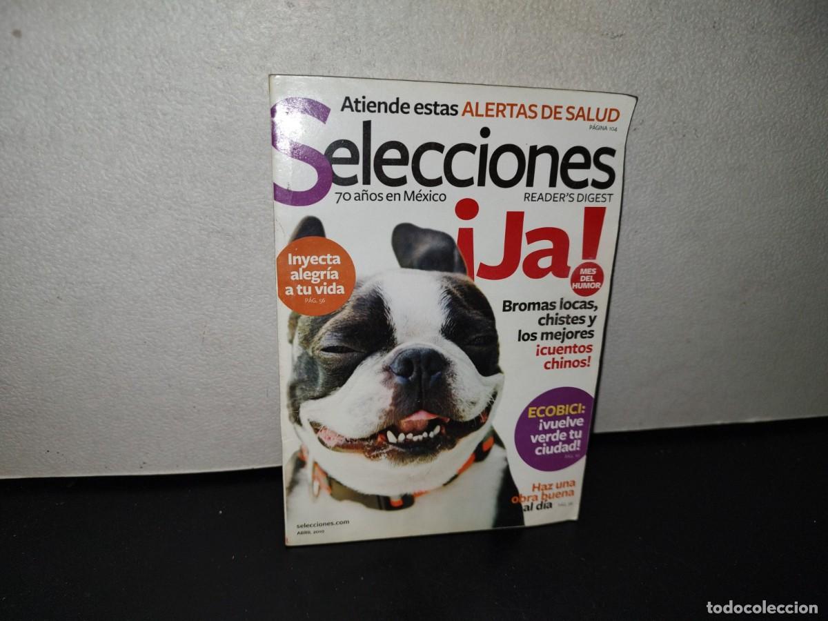 Collezionismo di Riviste e Giornali: 111- READER'S DIGEST SELECCIONES. BROMAS LOCAS, CHISTES... ALERTAS DE SALUD - ABRIL 2010