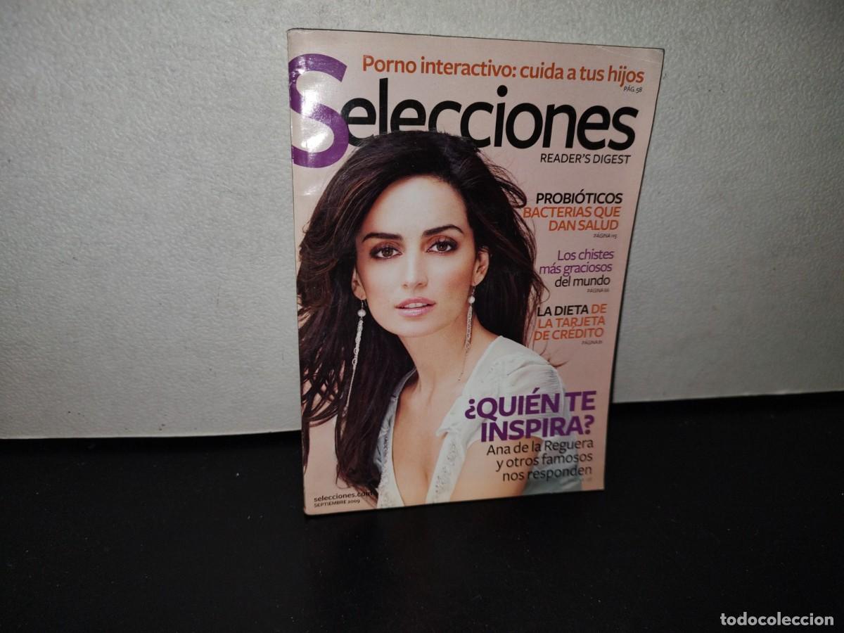 Collezionismo di Riviste e Giornali: 111- READER'S DIGEST SELECCIONES. PROBI&Oacute;TICOS, ANA DE LA REGUERA. SEPTIEMBRE 2009