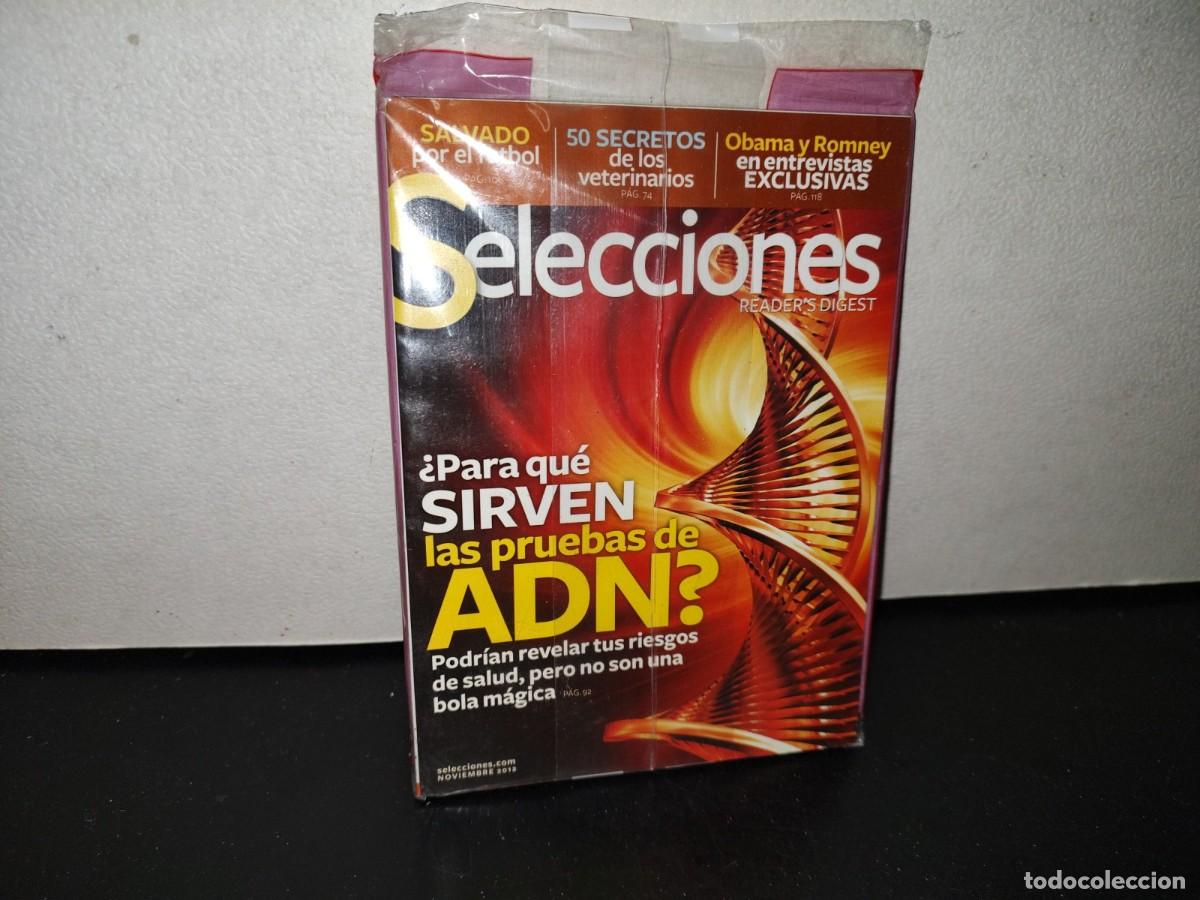 Collezionismo di Riviste e Giornali: 111- READER'S DIGEST SELECCIONES. &iquest;PARA QU&Eacute; SIRVEN LAS PRUEBAS DE ADN? - NOVIEMBRE 2012