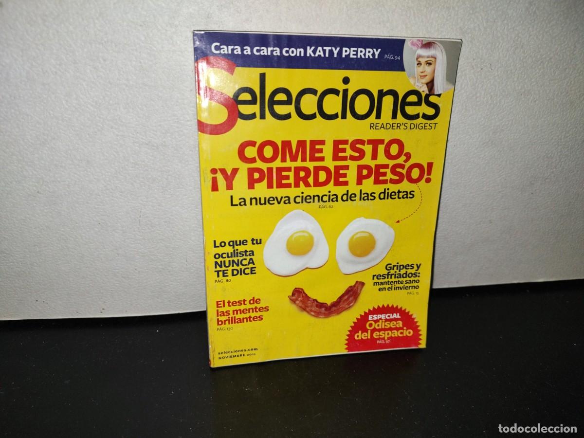 Collezionismo di Riviste e Giornali: 111- READER'S DIGEST SELECCIONES. KATY PERRY / COME ESTO Y PIERDE PESO - NOVIEMBRE 2011