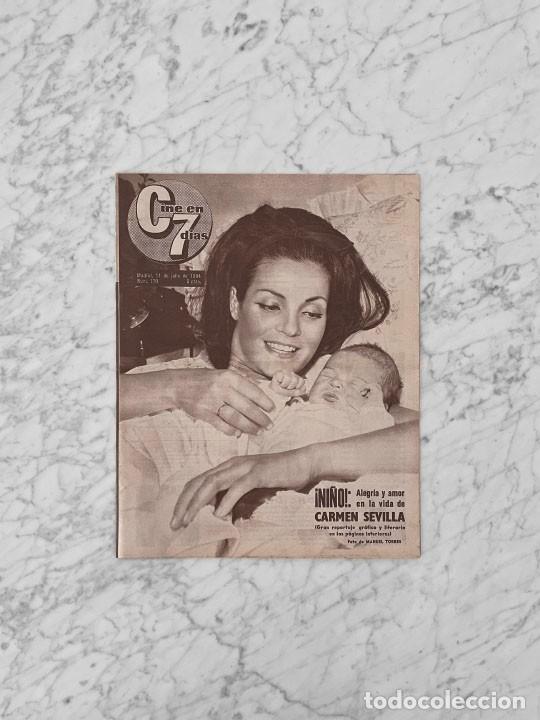 Coleccionismo de Revistas y Peri&oacute;dicos: C7 - 1964 CARMEN SEVILLA, MELINA MERCOURI, HAYLEY MILLS, MARISOL, FRANCISCO VALLADARES, ROCIO DURCAL