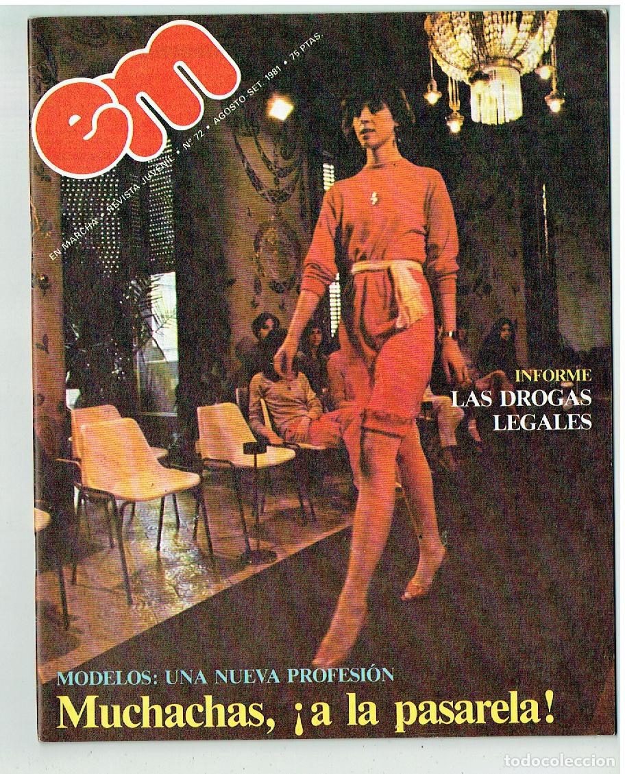 Coleccionismo de Revistas y Peri&oacute;dicos: REVISTA EM. EN MARCHA. N&ordm;. JULIO IGLESIAS/ MODELO: UNA NUEVA PROFESI&Oacute;N. AGOSTO-SPB. 1981 (B/41.1)